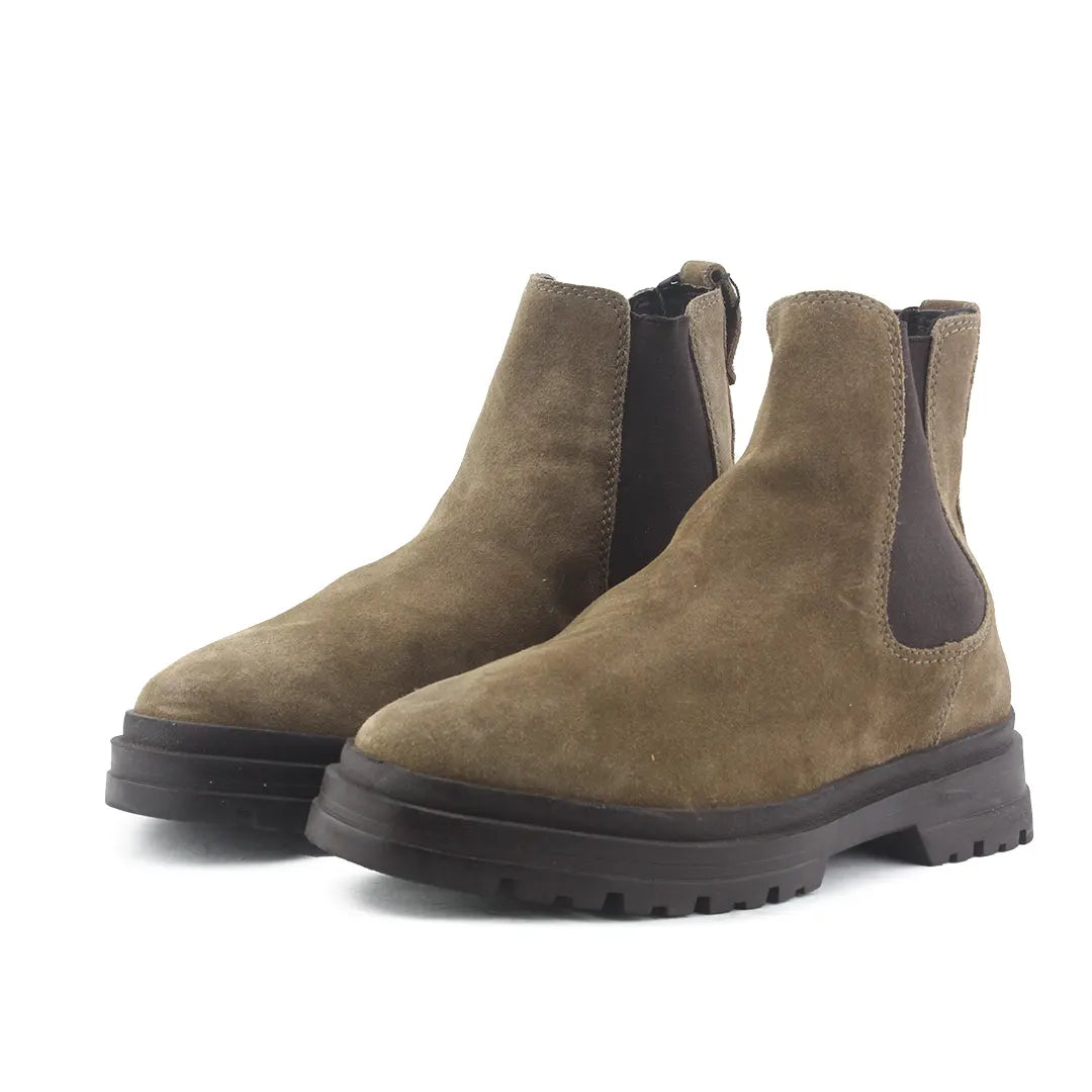 Zara Stretchable Suede Ankle Boot