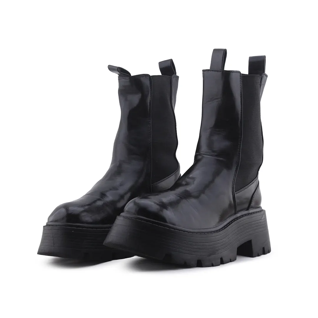 Pull & Bear Stretchable Ankle Boot | 100% Authentic Leather