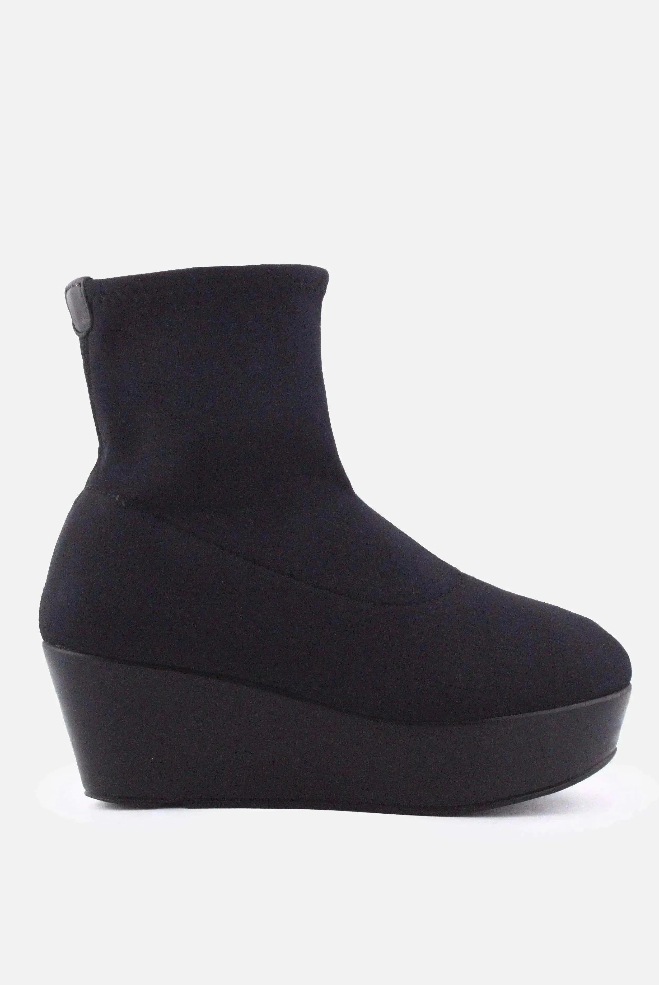 Hobby Wedge Boots | Textile - sundaybazar
