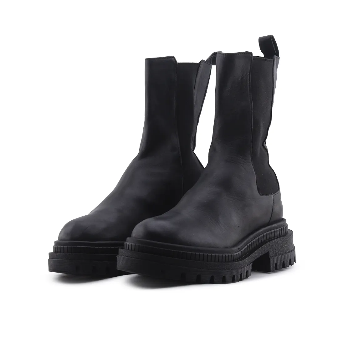 Bershka Stretchable Ankle Boot | 100% Authentic Leather