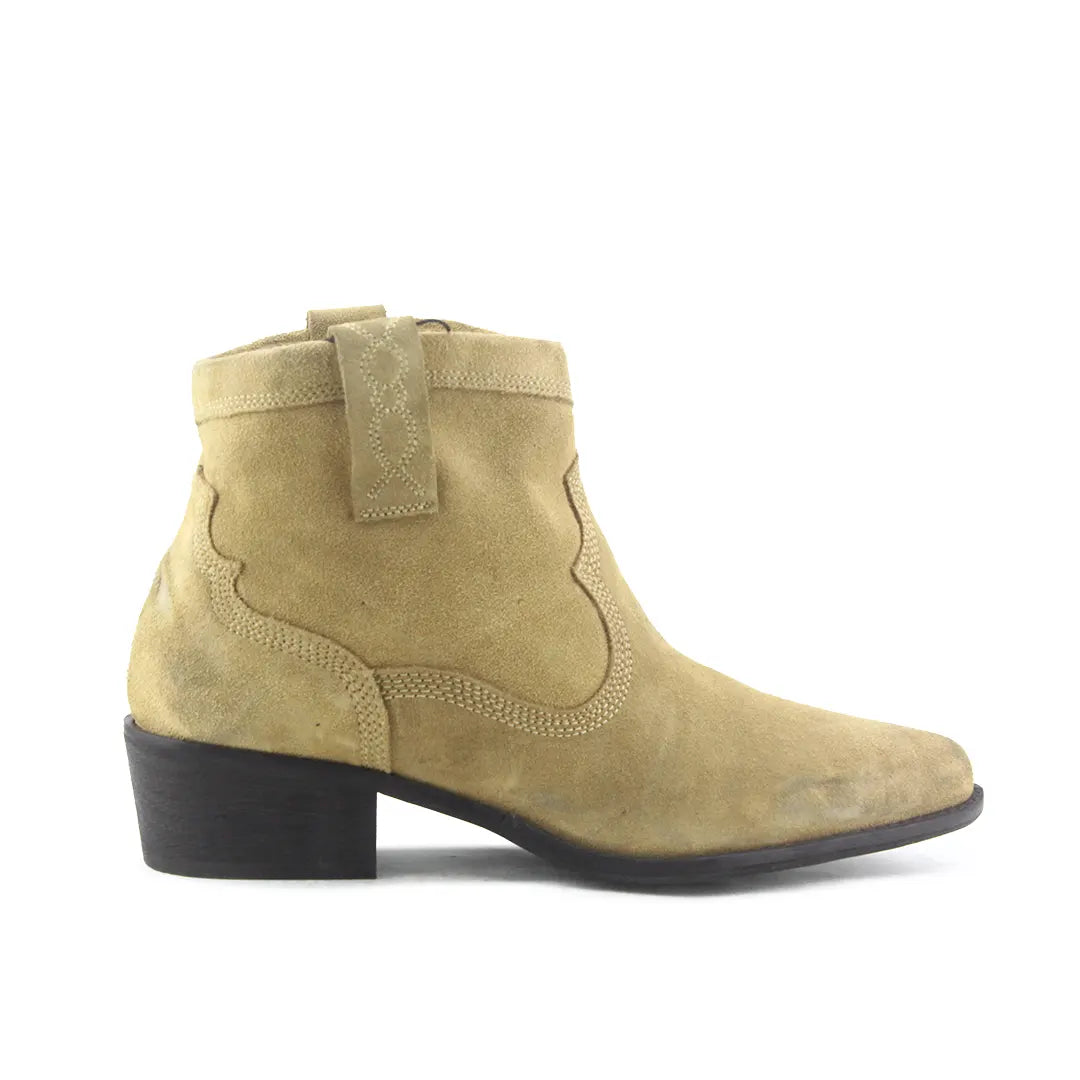 Zara Suede Ankle Boot