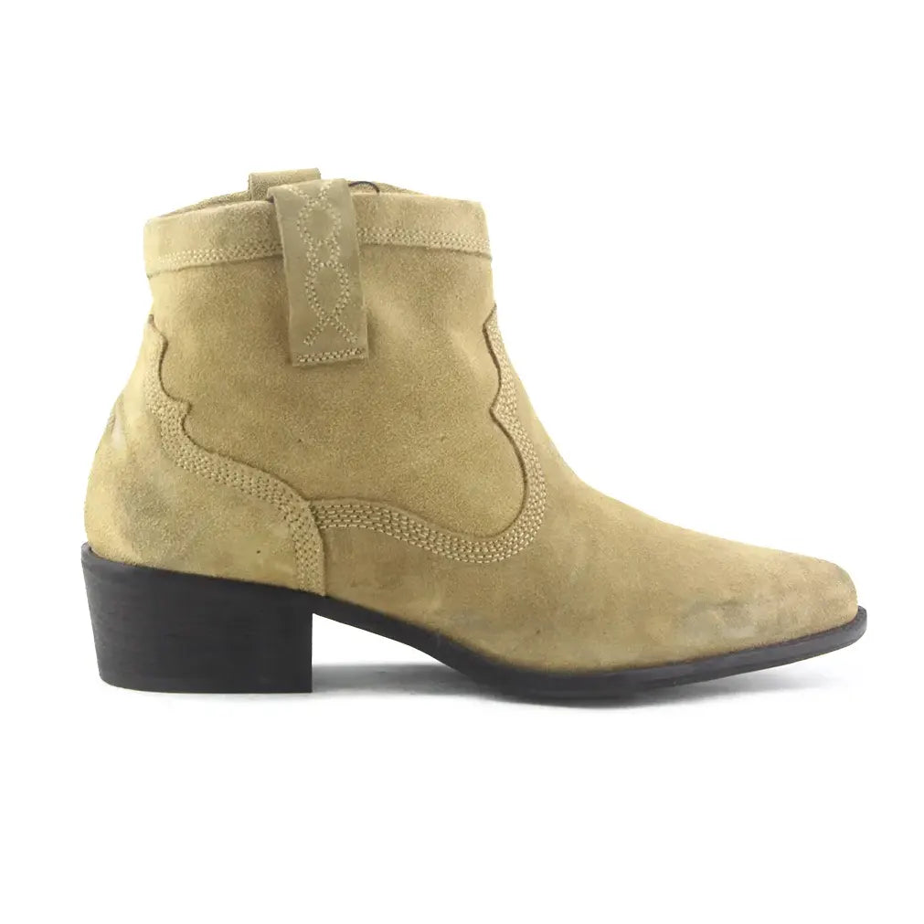 Zara Suede Ankle Boot