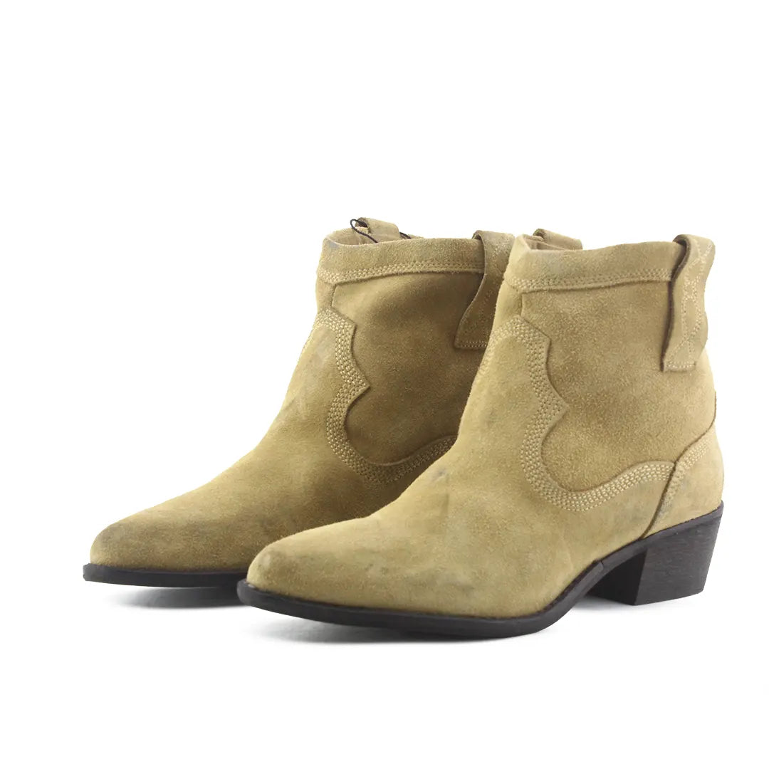Zara Suede Ankle Boot