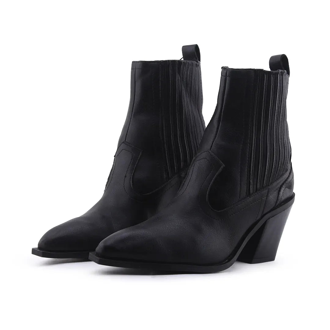 Pull & Bear Stretchable Ankle Boot | 100% Authentic Leather