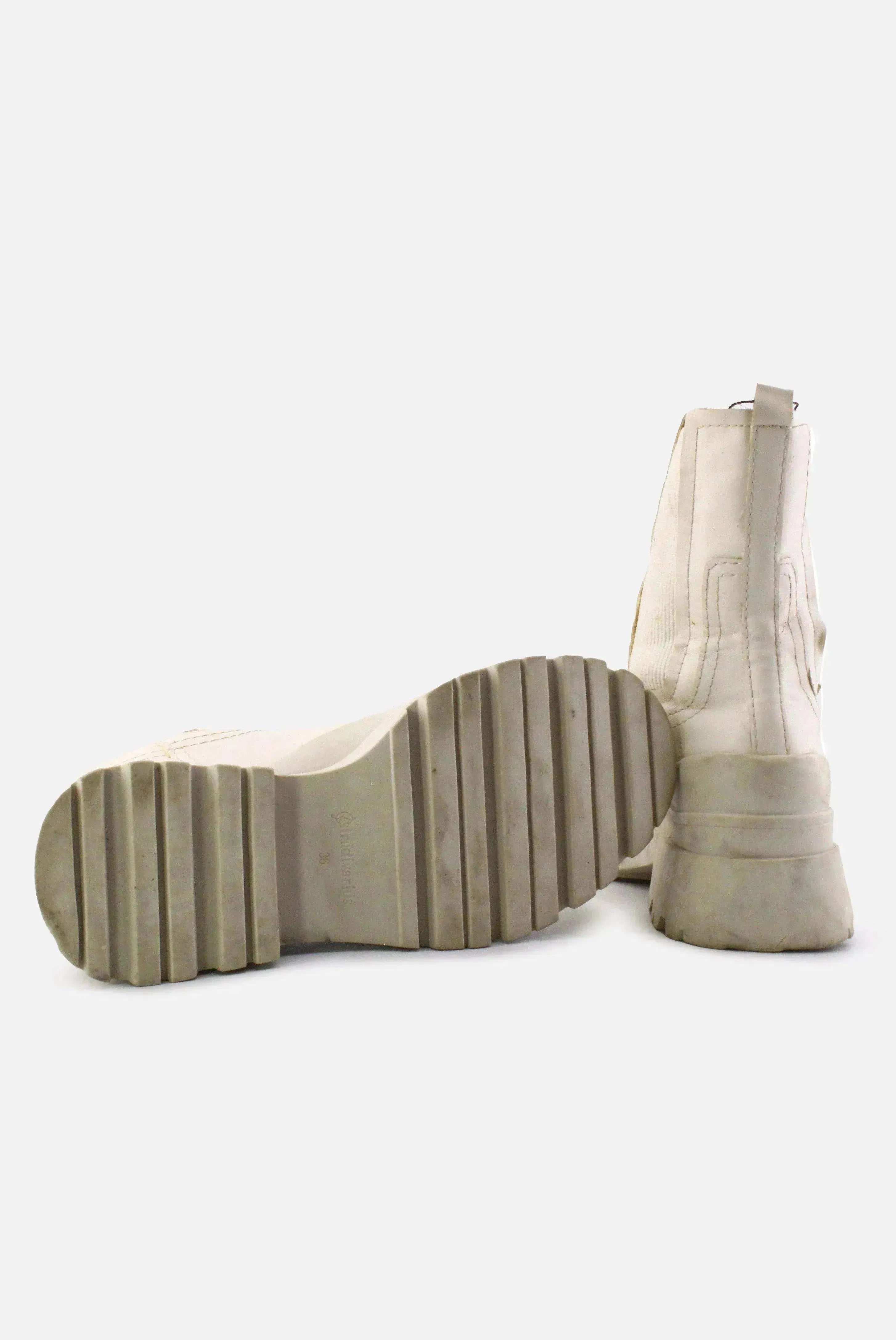 Stradivarius Stretchable Ankle Boots | 100% Authentic Leather - sundaybazar