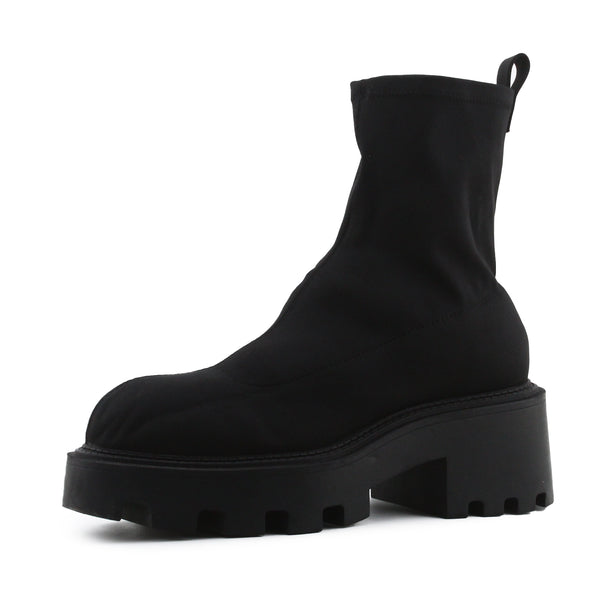 Zara Zipper Sock Boots Textile